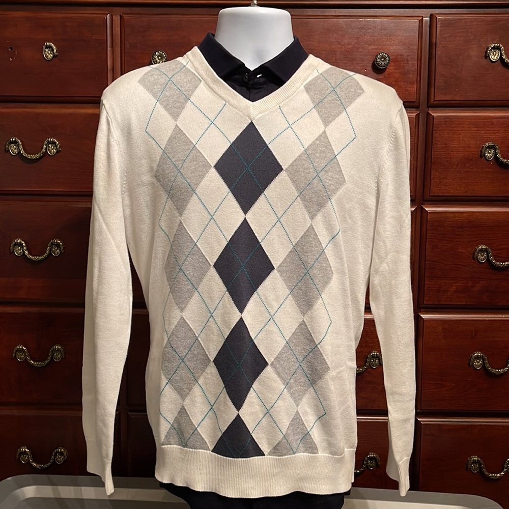 Old Navy Argyle sweater!